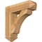 Ekena Millwork Legacy Arts and Crafts Rough Sawn Bracket w/ Offset Brace, Western Red Cedar, 8"W x 28"D x 28"H BKT0806X28X28LEC03RWR - alternate 1